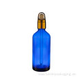 Green Glass Dropper Bottle